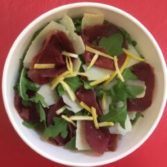 CARPACCIO DI BRESAOLA CON...